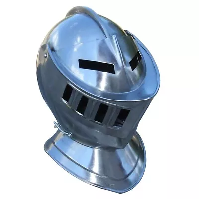 Handcrafted Viking Armor Helmet Steel Finish Medieval Helmets Replica Costume • $159.79