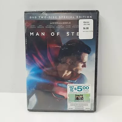 Man Of Steel (DVD 2016 2-Disc Set) New/Sealed - Henry Cavill • $8.77