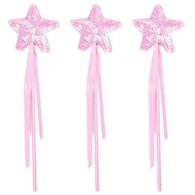  3 Pcs Kids Fairy Sticks Toys For Girls E Clothes Halloween Costumes Baby • £6.45