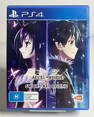 Accel World VS Sword Art Online - Playstation 4 PS4 (2017) - AUS PAL - Complete • $39.95