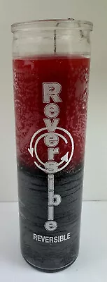 Reversible Red And Black Wax 7 Day Glass Jar Ritual Type Unscented Candle • $7.50