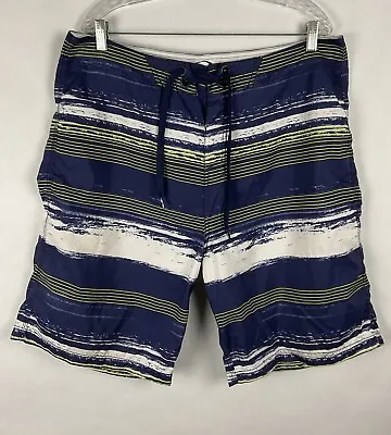 Oakley Mens Board Shorts Swim Trunks Size 38 Blue Polyester EUC • $14.99