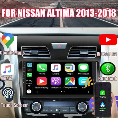 Car Radio Apple CarPlay For Nissan Altima 2013-2018 Stereo GPS Navigation WIFI • $133.95