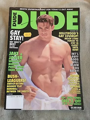 DUDE December 1997 Gay KEY WEST Mark Wolff Physique Beefcake • $14.99