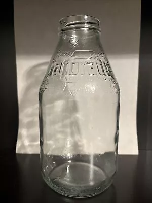 (1) 1980’s Glass 32 Oz Gatorade Bottle Vintage Sports Drink Clean • $22.95