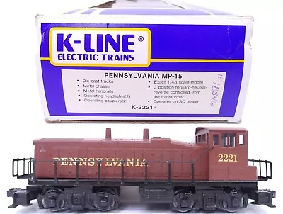 K-Line O 1/48 Pennsylvania PRR MP15 Lighted Diesel Locomotive Engine K-2221 READ • $97.49