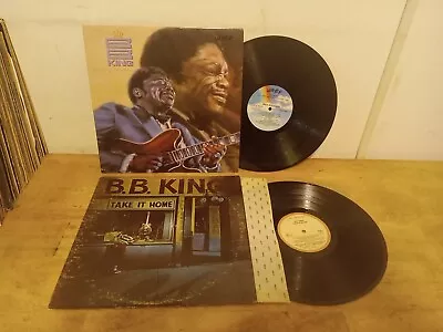 B.B. King Lot 2 Lp Take It Home  1979 MCA Records + King Of Blues 1989 Mca Vg++ • $20
