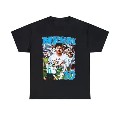 Lionel Messi Vintage Soccer Argentina T-Shirt • $22.61