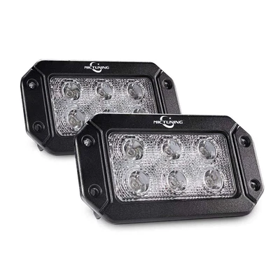 $38.99 • Buy 2PCS 18W Flush Mount Led Pods Flood Work Light Bar Off Road Backup Fog