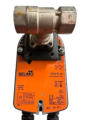 BELIMO LF24-S US Spring Return Damper Actuator 24 Volt AC/DC Fittings Vary (D7) • $28.50