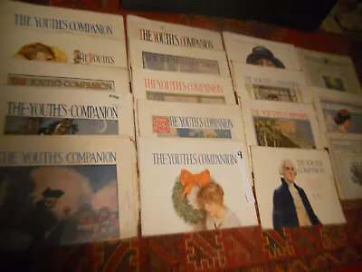 17 Lot The YOUTH'S COMPANION Magazine 1909 1910 1911 Patriotic George Washington • $49.99