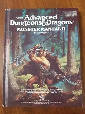 Monster Manual II - AD&D 1st Edition Monster Manual II TSR • $94.05
