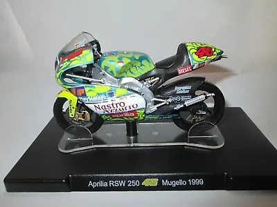 Valentino Rossi Aprilia Rsw250  #46 Mugello 1999  1-18 Scale Model Faulty • £5