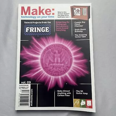 MAKE:TECHNOLOGY ON YOUR TIME MAGAZINE/ Vol:9 Fringe Bullwhip Pinhole Camera • $9.71