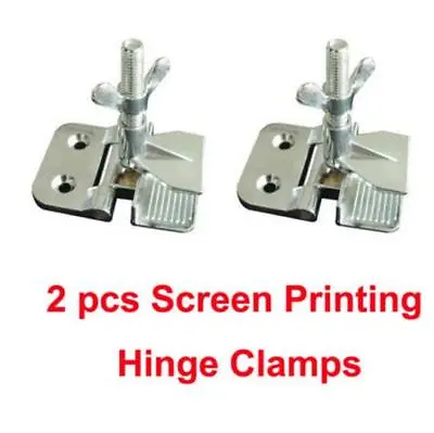 2pcs Screen Printing Butterfly Hinge Clamps 2  Thickness Perfect Registration T • $13.50