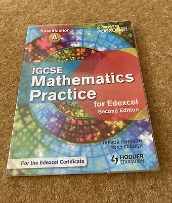 IGCSE Mathematics For Edexcel Students Book 2nd Edition HE Practice Skills Study • £9.95