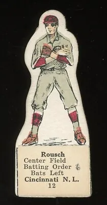 1921-30 M.L. Major League Die-Cuts Baseball #12 Edd Roush Cincinnati • $100