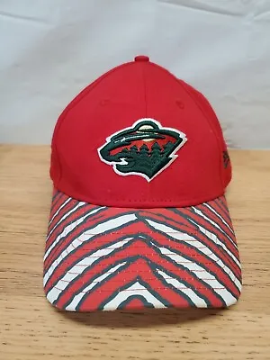 New Era Minnesota Wild Embroidered Hat Cap 9Forty NHL Zubaz Stripes Snap Back (d • $15.95