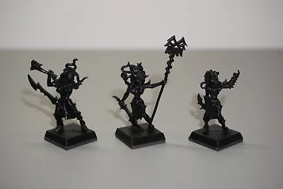 Warhammer Fantasy Dark Elves Witch Elf Command X 3 The Old World - Metal • £28.75