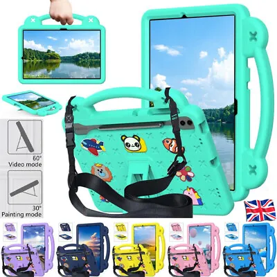 For Samsung Galaxy Tab A9/A9 Plus Tablet Kids EVA ShockProof Case Cover W/ Strap • £15.35