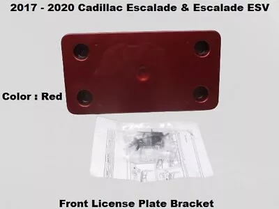 23158733 17 18 19 20 Cadillac Escalade Front License Plate Bracket Hardware • $42