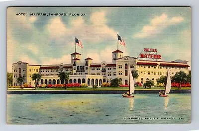 Sanford FL- Florida Hotel Mayfair Advertisement Antique Vintage Postcard • £7.71