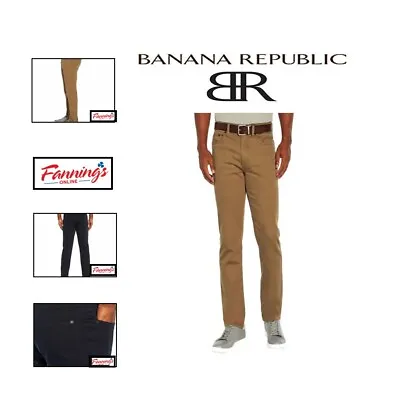 Banana Republic Mens 5-Pocket Slim Fit Stretch Comfort Pant I63 • $24.50