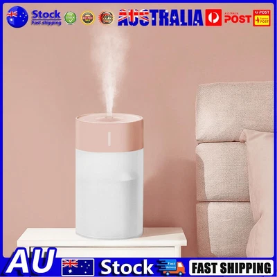 $9.16 • Buy 260ml Air Humidifier Ultrasonic Small Aroma Essential Oil Diffuser (Pink)