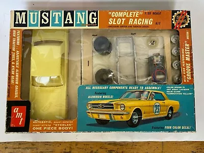 AMT Ford Mustang Coupe (yellow) 1/24 Scale Slot Car Kit NIB • $249.95