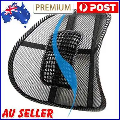 $11.59 • Buy Mesh Lumbar Back Brace Support Office Home Car Seat Chair Cushion Cool