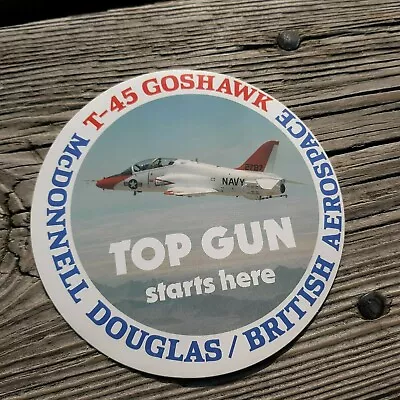 T-45 Goshawk McDonnell Douglas British Aerospace Top Gun 4.75  Decal Sticker • $19.55