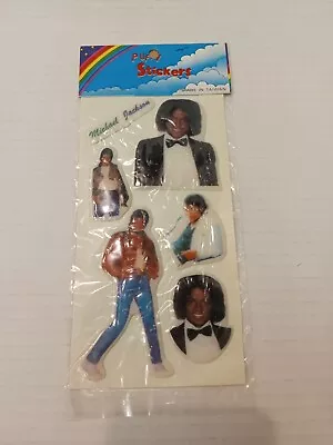 Vintage Michael Jackson Puffy Stickers Retro MJ 80s Thriller Pop NWT NIP • $25