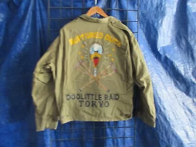 Wwii Usaaf Doolittle Raider Rupture  M-41 Noseart Flight / Field  Jacket Size Lg • $350