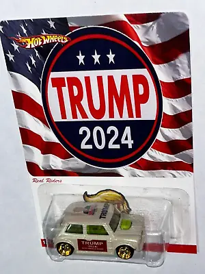 Hot Wheels Custom Donald Trump 2024 Morris Mini Cooper Real Riders Limited • $5.50