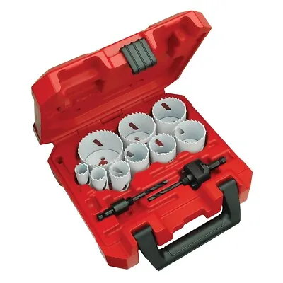 13pc General Purpose Ice Hardened Hole Saw Kit   49 22 4025 • $94.97