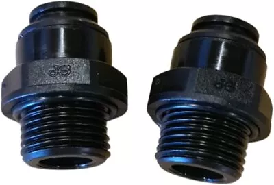 £8.99 • Buy John Guest Male 1/2  BSP Male To 12mm Push Fit Water Adaptor (2 Pack)