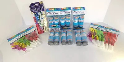 $17.99 • Buy Cannon Confetti Streamer Shooter Popper And Noise Maker Party Lot
