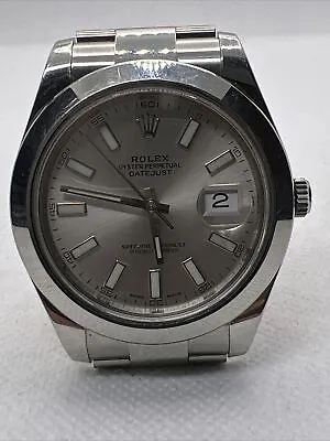 Rolex Datejust II Automatic 41mm Steel Mens Oyster Bracelet Watch 116300 • $8673.89