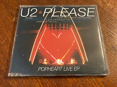 $9.59 • Buy U2 'Please (Popheart Live EP)' 1997 UK 4-Track CD EP - Live From Rotterdam  Bono