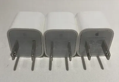 Apple A1385/A1265 5W USB Power Adapter Cubes - Lot Of 3 • $17