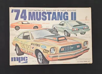 Vintage Model Kit # 1-7413 MPC 1974 Mustang II Customizing Kit Open Box/Unbuilt • $99.99