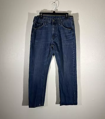 Bullhead Rincon Jeans Mens 34 Straight Leg Blue Denim Pants Cotton 34x30 • $13.46