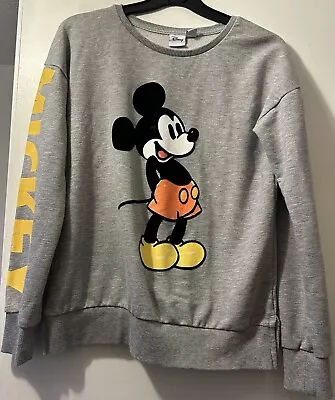 Grey & Yellow Mickey Mouse Sweatshirt • £4