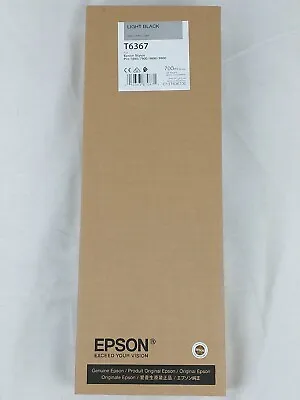 Genuine Epson T6367 Light Black Ink Cartridge Stylus Pro 7900/9900 EXP:12/2022 • $89.99