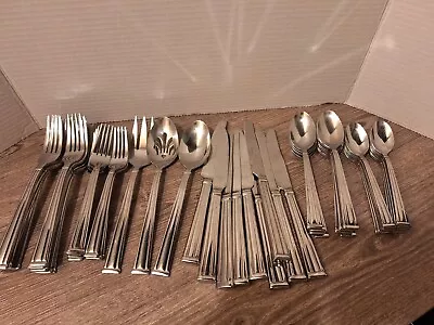 Set Of 55 Vintage Lenox Lanford Silverware-stainless Steel • $115