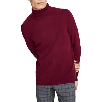 Club Room Mens Cashmere Dressy Comfy Turtleneck Sweater BHFO 2446 • $41.99