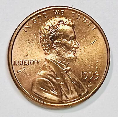 1993 D Lincoln Obverse Memorial Reverse 1 Cent Misprinted Mintmark Error 7116 • $19.99