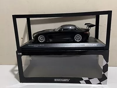 Boxed 1:18 Scale Diecast Model Minichamps 2011 Mercedes Benz SLS AMG GT3 Street • £54.99