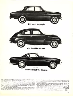 1963 VOLVO P1800 544 122S Import Automobile Vintage Print Ad Car • $5.95