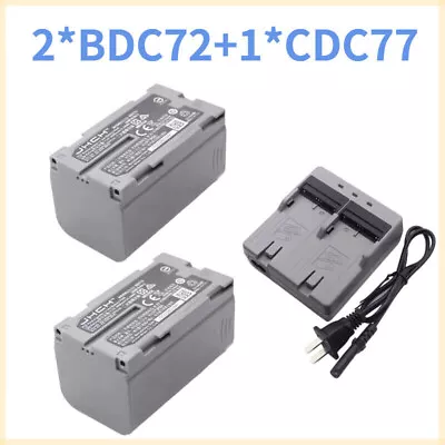 2*7.2V BDC72 Li-ion Battery For IM52 GM52 Total Station Rechargeable W/ 1*CDC77 • $223.48